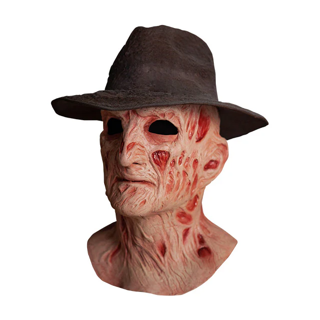 A Nightmare on Elm Street 4: The Dream Master - Deluxe Freddy Krueger Mask with Fedora Hat - Image 3