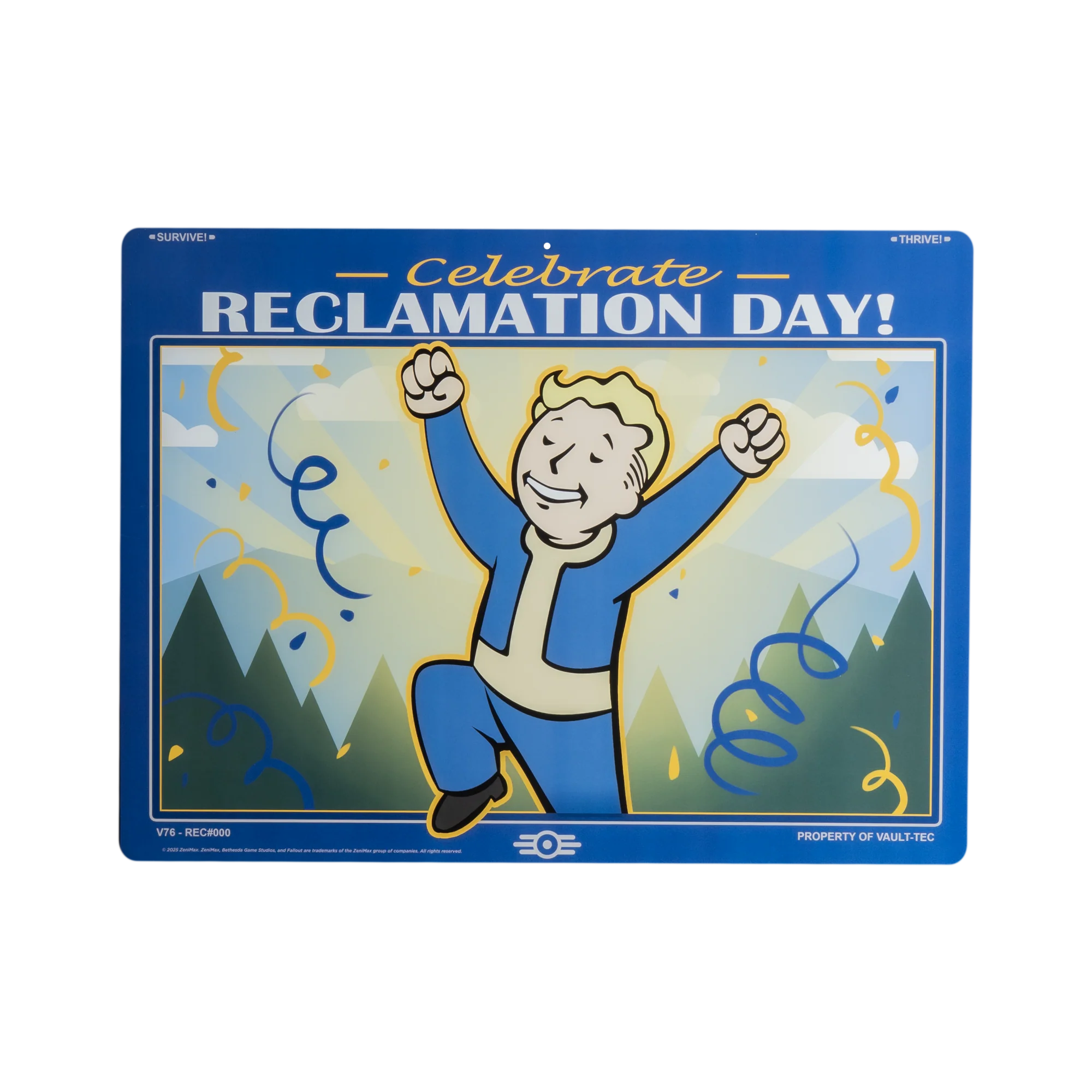 Fallout - Reclamation Day Metal Sign - Image 2