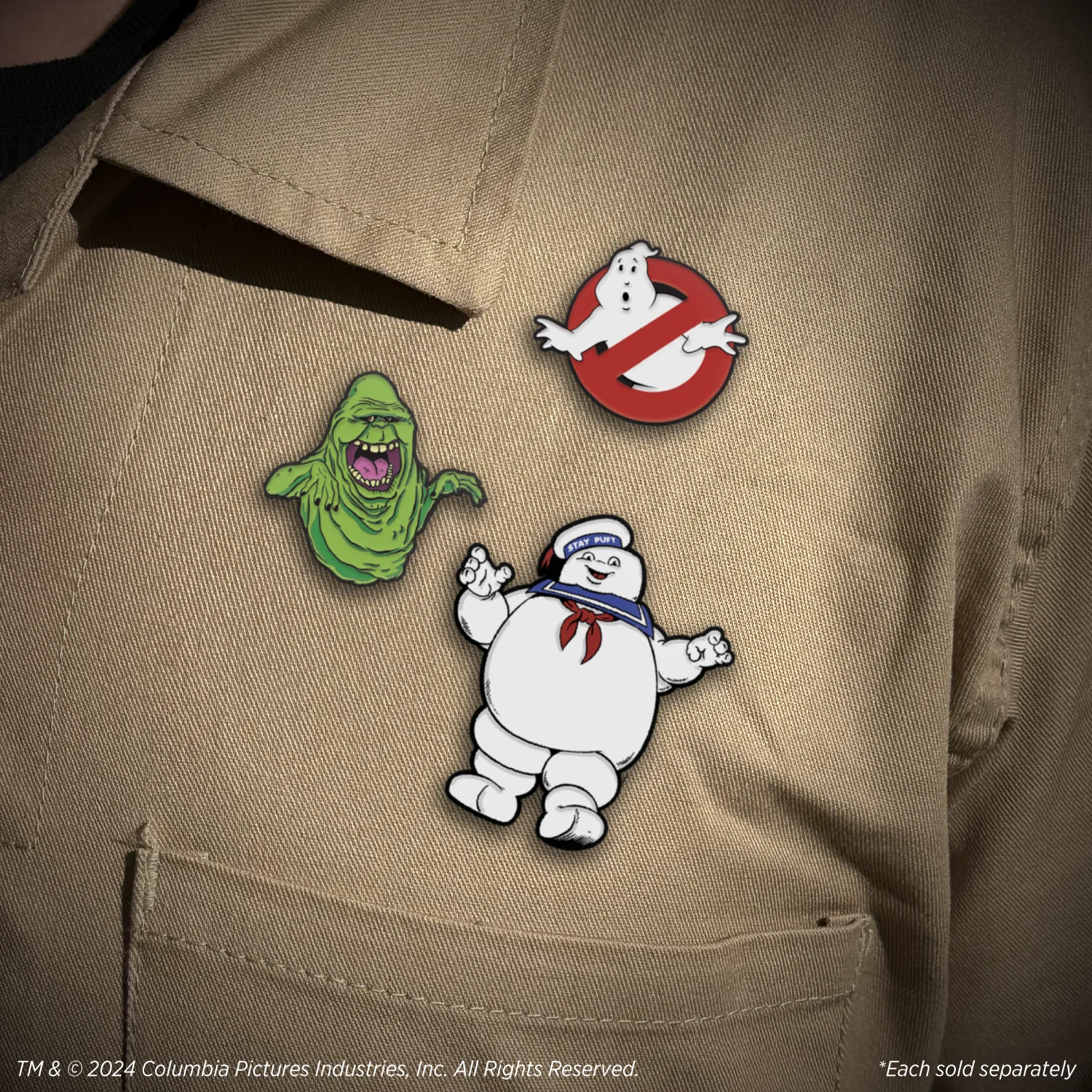 Ghostbusters - Slimer Glow in the Dark Enamel Pin - Image 3