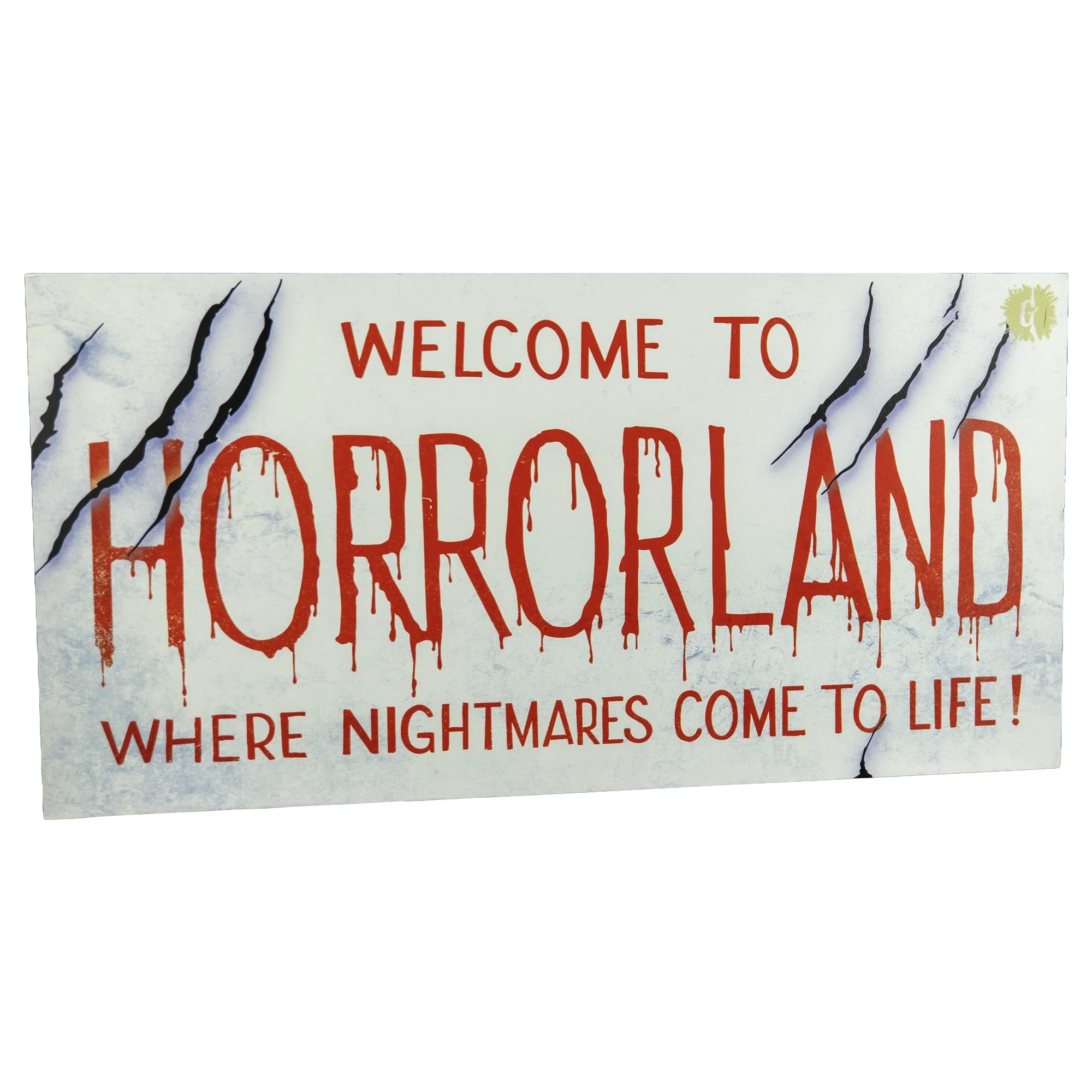 Goosebumps - Horrorland Wood Sign