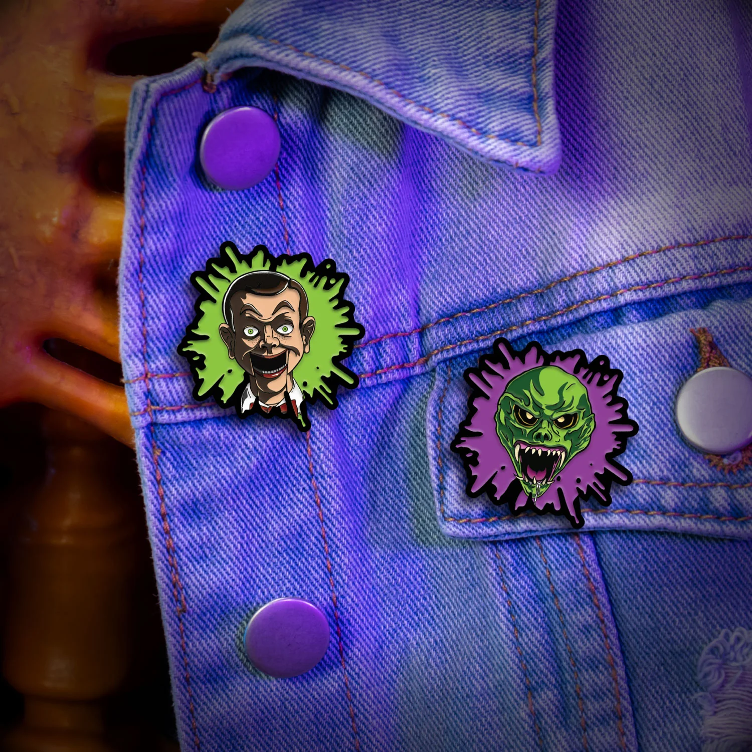 Goosebumps - Slappy Enamel Pin - Image 2