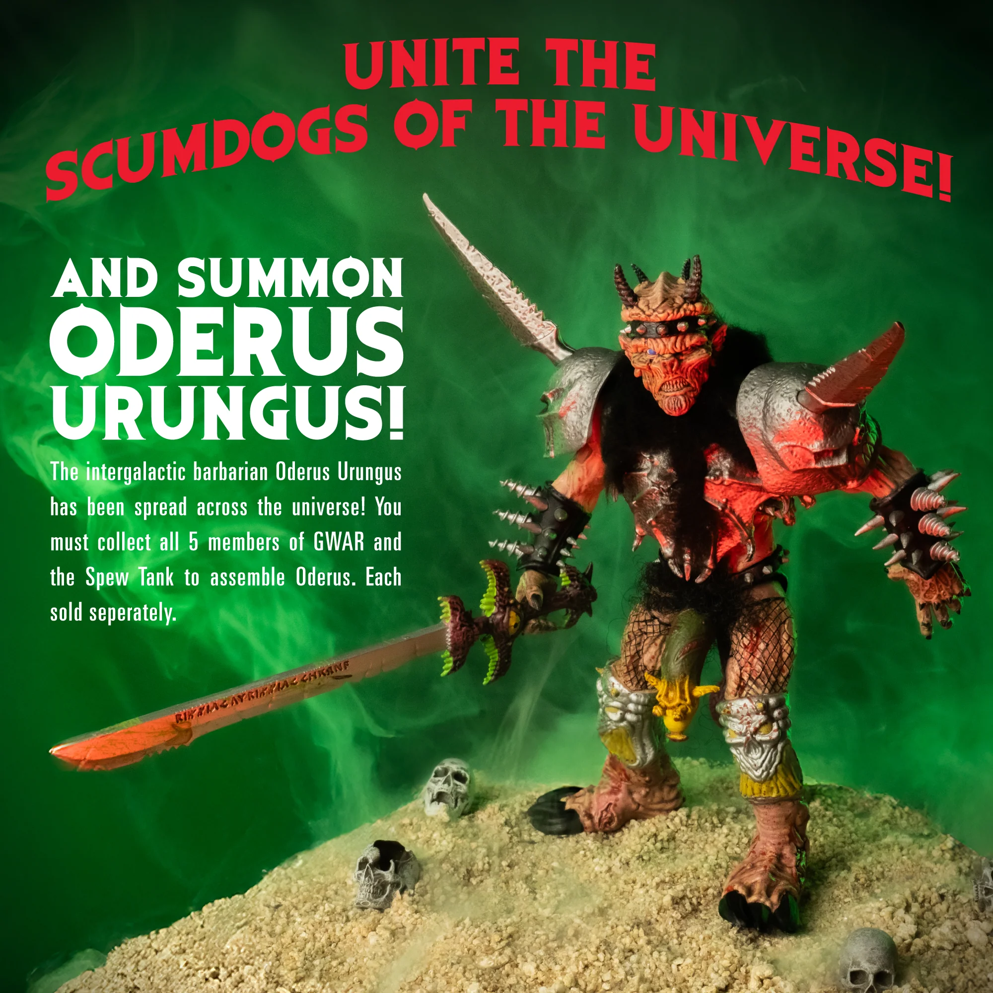 GWAR - Pustulus Maximus - 5" Action Figure - Image 10