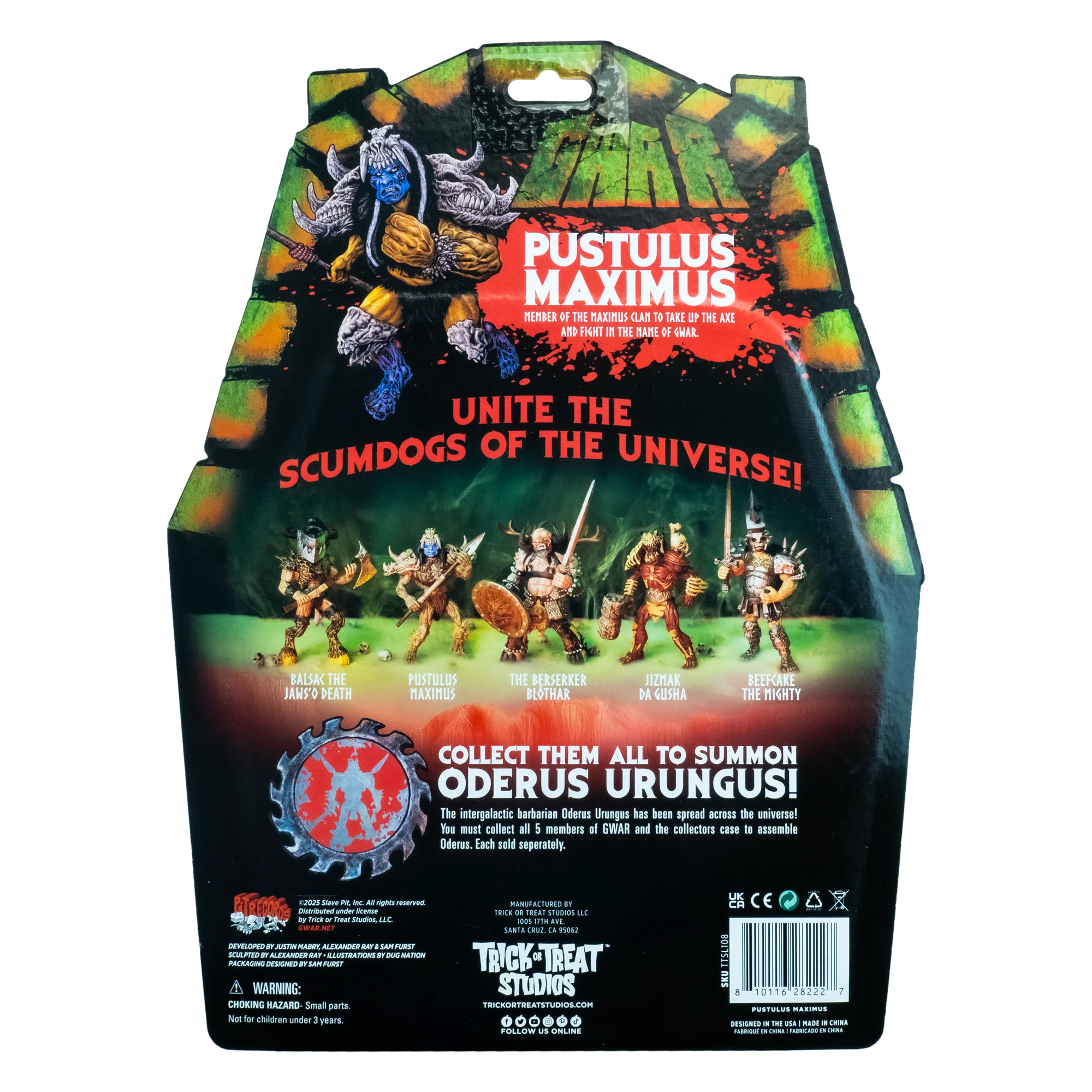 GWAR - Pustulus Maximus - 5" Action Figure - Image 9