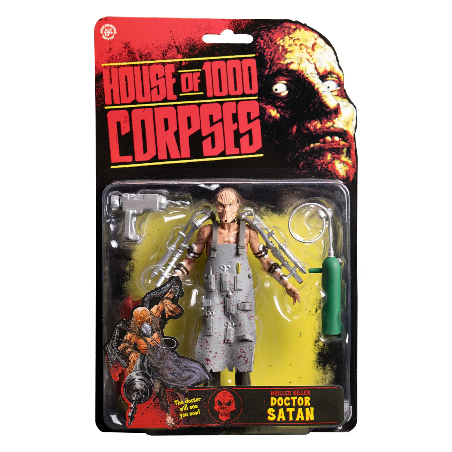 House of 1000 Corpses - Driller Killer Doctor Satan - 5" Action Figure - Image 8