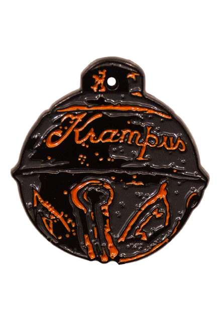 Krampus - Krampus Bell Enamel Pin - Image 2